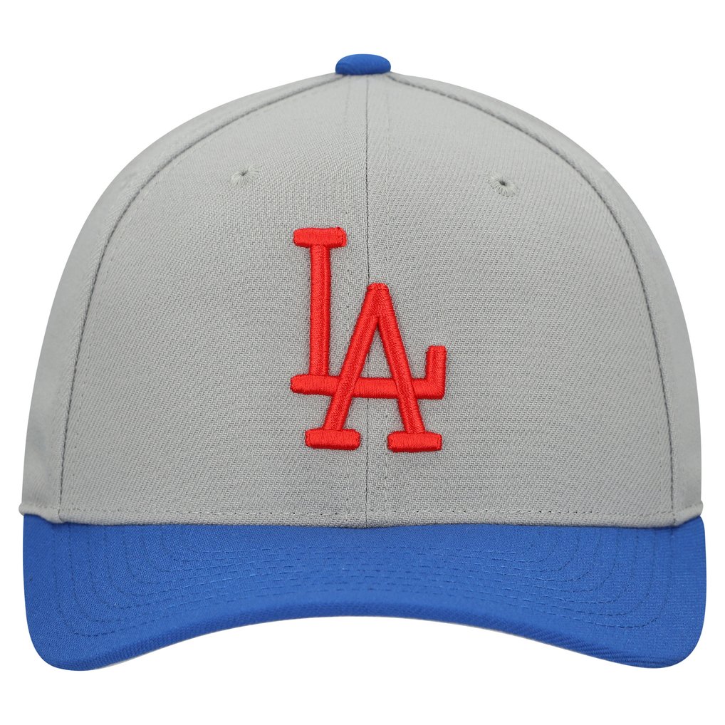  Los Angeles Dodgers Mitchell & Ness Unisex Basic Coop Pro Adjustable Hat - Gray
